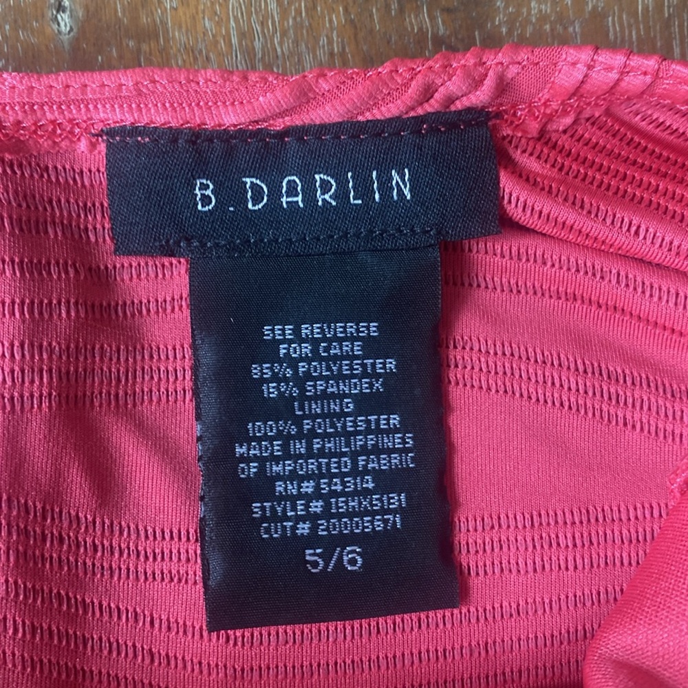 B. Darlin Pale Raspberry Formal Dress - Picture 5 of 6